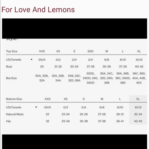 2PIECE For Love & Lemons Charlotte Bra & Thong Set - Picture 6 of 6